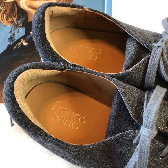 Franco Sarto Stephanie Gray Ruffle Sneakers 10M - Picture 6 of 12